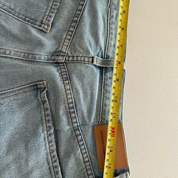 Citizens Of Humanity Blue Relaxed Jeans with Distressed Details - Picture 12 of 14